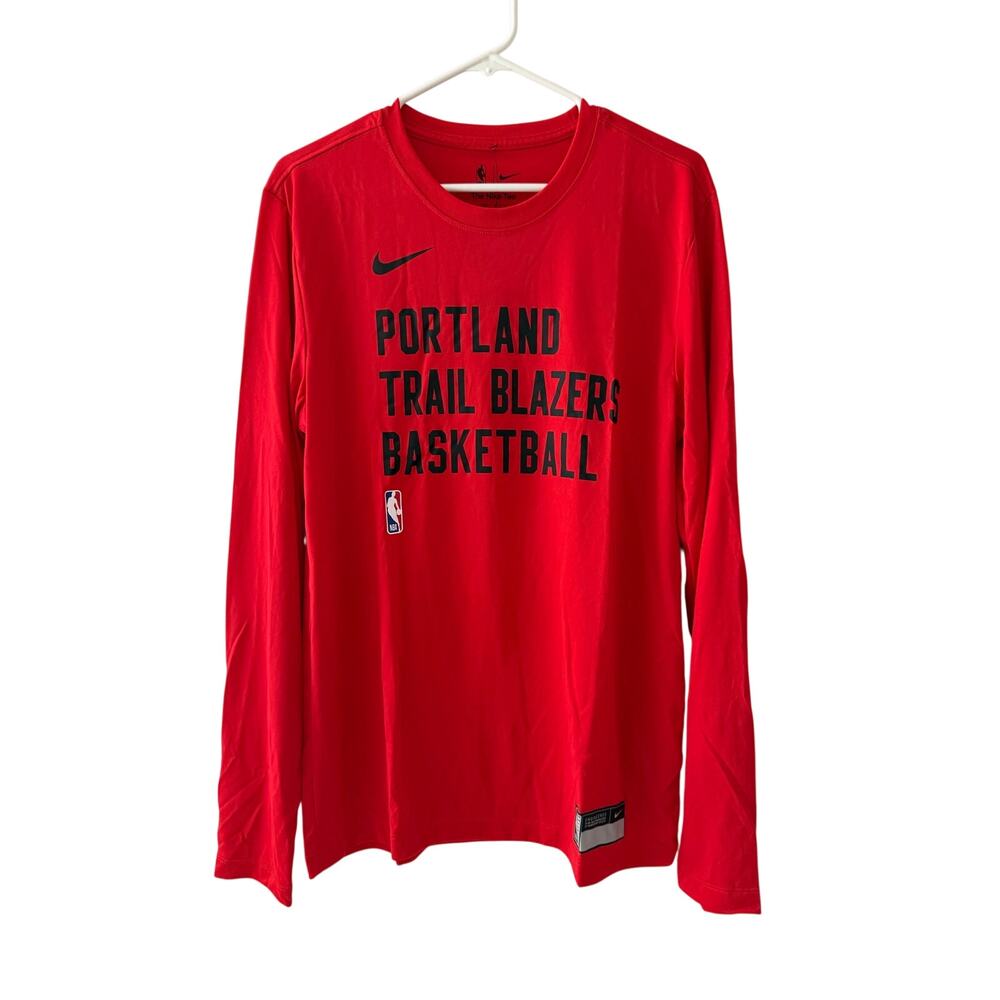 Nike Tee Dri Fit Engineered Portland Trailblazers Basketball Men's M NWT - Picture 1 of 5